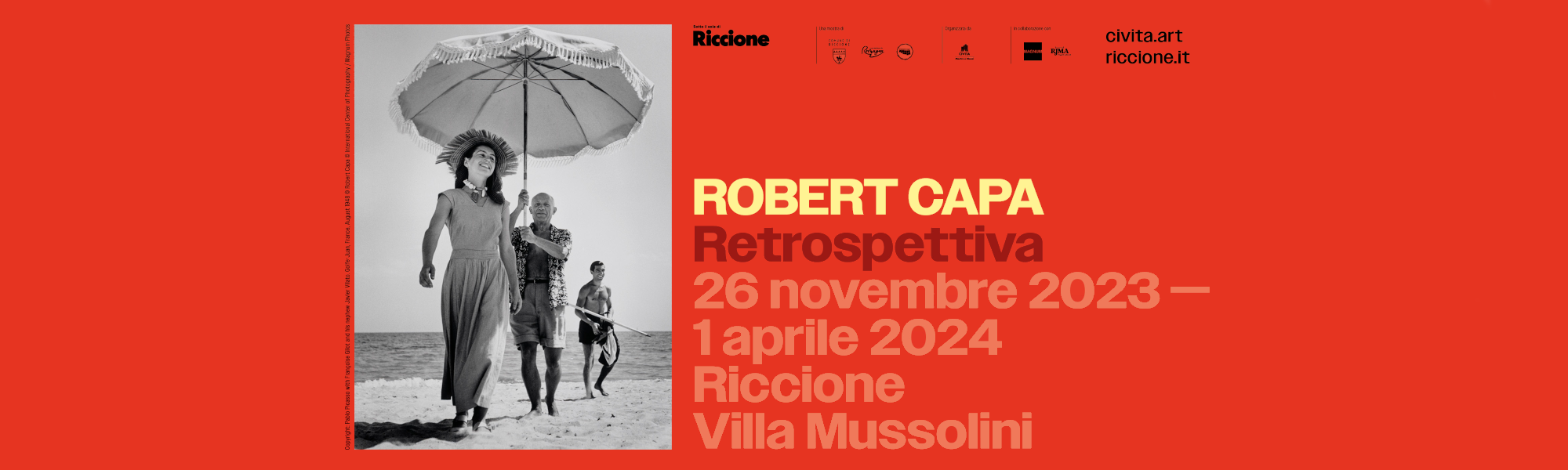 robert capa; retrospettiva; mostre riccione